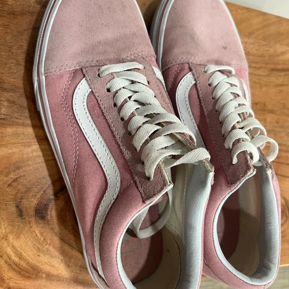 Vans Women's Blush Pink Canvas Sneakers